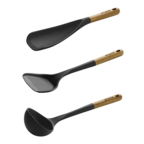 Staub Silicone with Wood Handle Cooking Utensil Sets