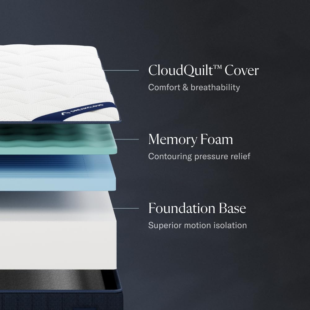 DreamCloud Premier Twin Mattress - Memory Foam (New Version)
