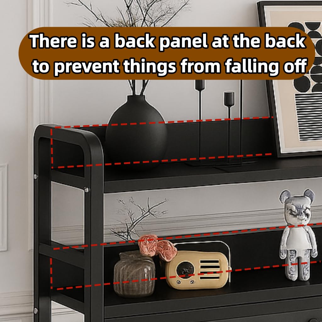 Desktop Bookshelf with Pegboard Storage Rack