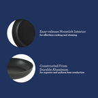 Aluminum Nonstick Ceramic Cookware Set, Induction Compatible