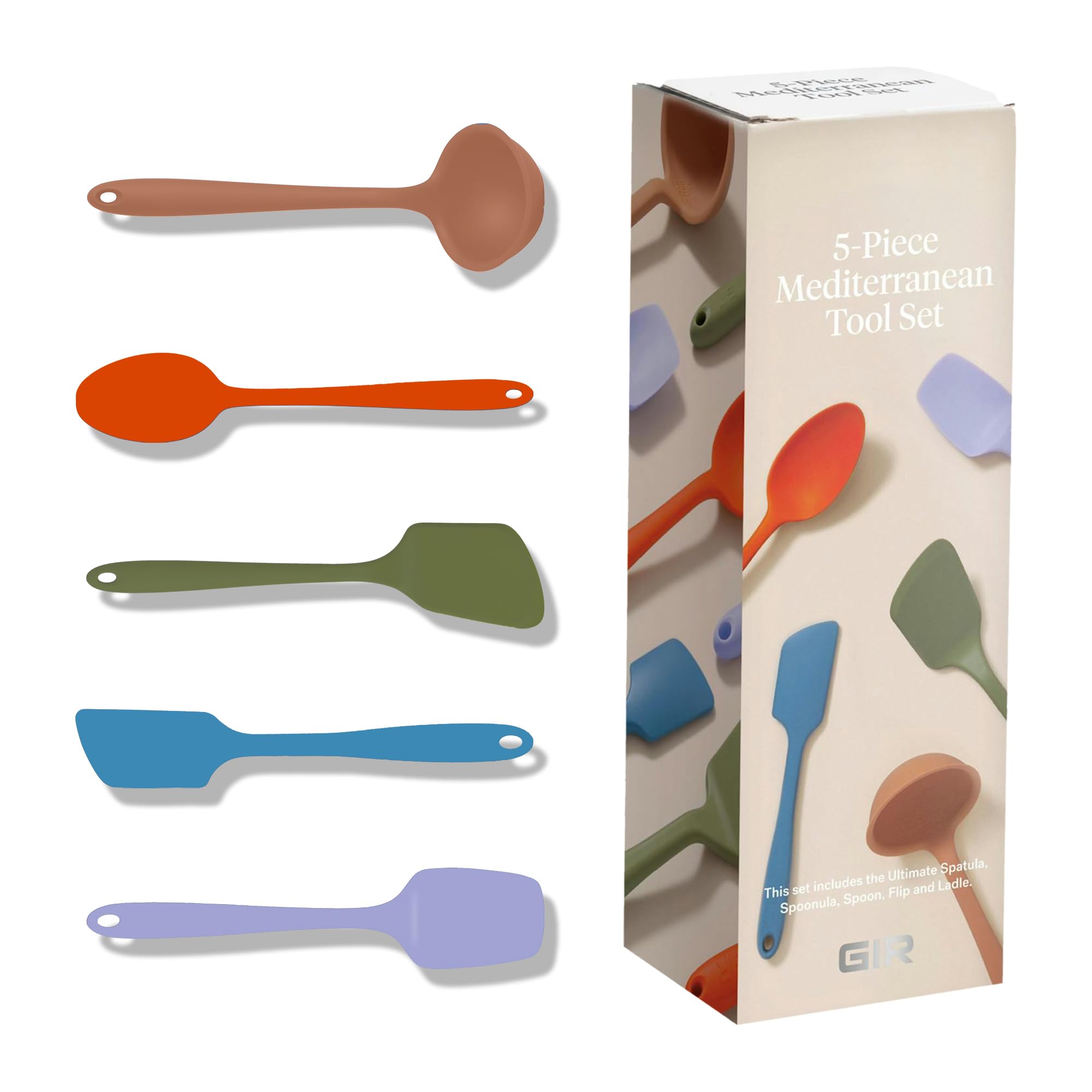 GIR: Get It Right Silicone Kitchen Utensil Set – 3-Piece, 5-Piece, 10-Piece