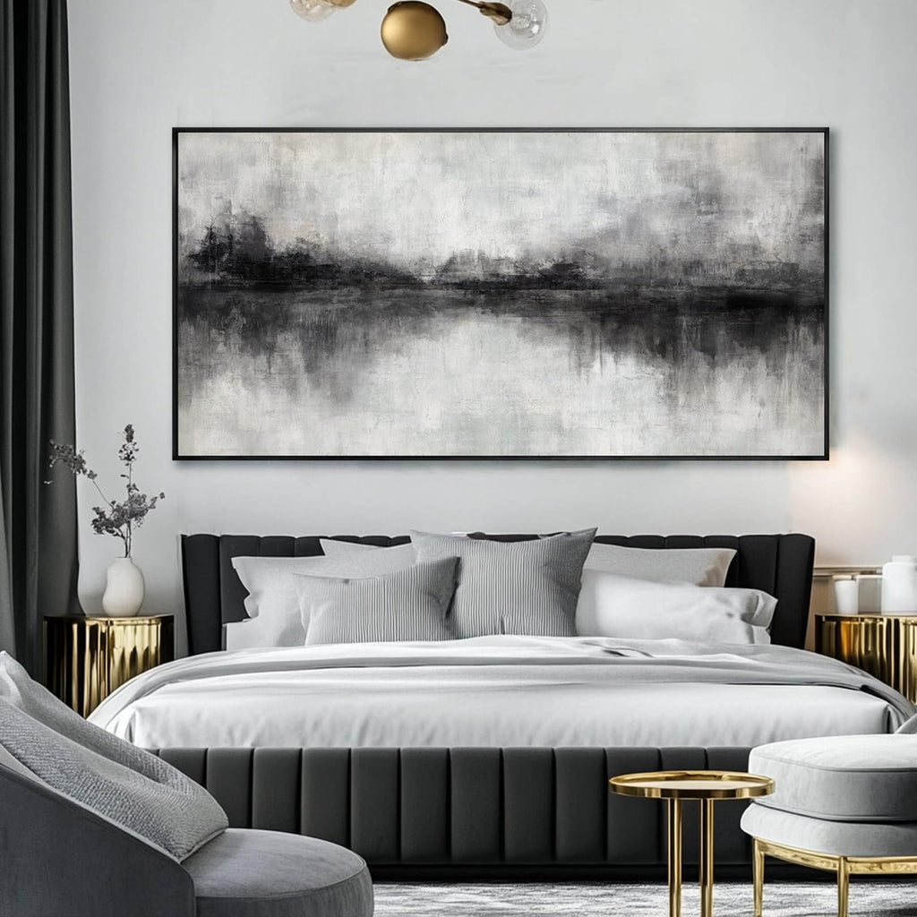 Gold Tree Abstract Canvas Wall Art, Framed Prints