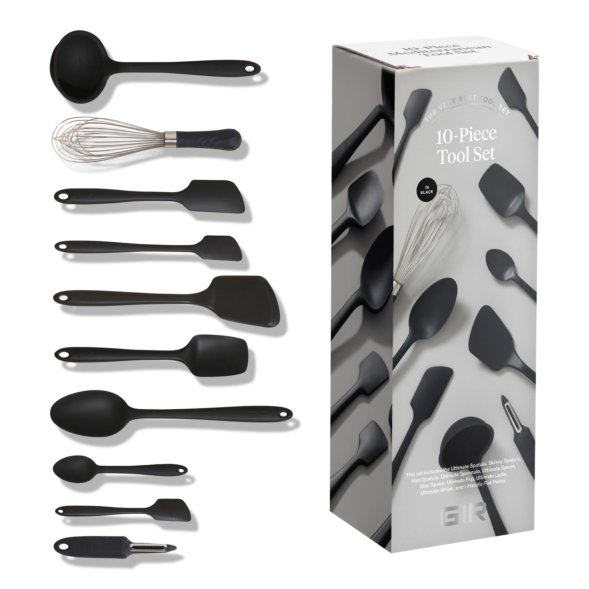 GIR: Get It Right Silicone Kitchen Utensil Set – 3-Piece, 5-Piece, 10-Piece