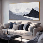 Abstract Fish Canvas Wall Art, Ocean-Themed Decor