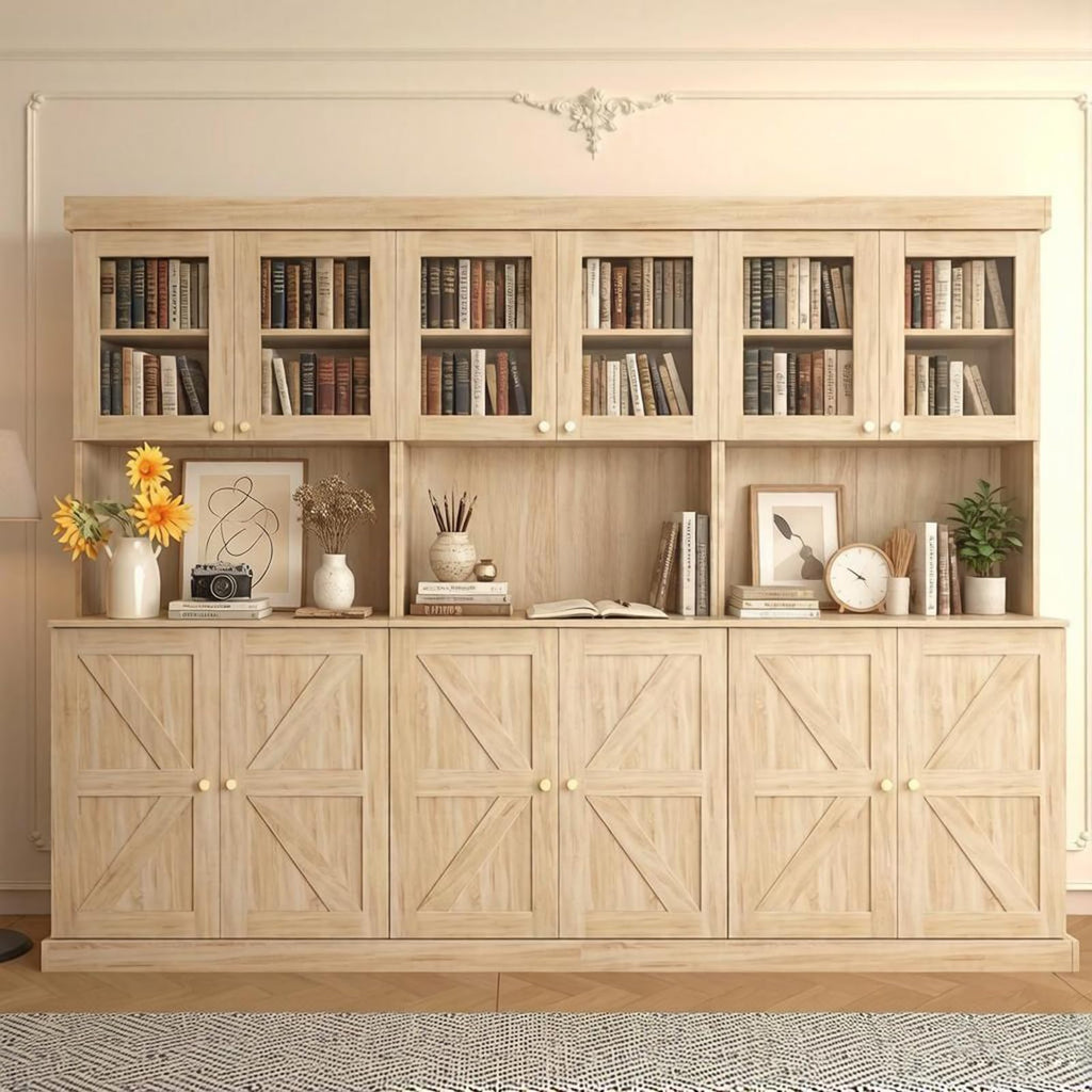 Vyre 71" Tall Modular Farmhouse Bookcases
