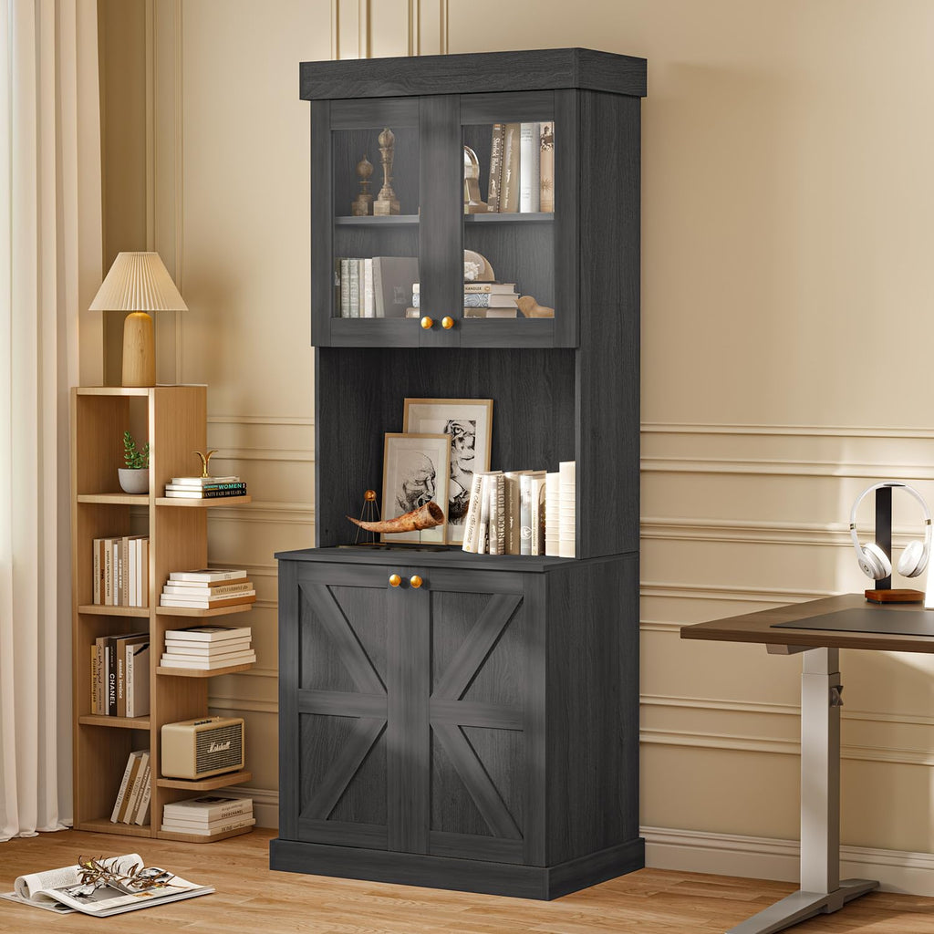 Vyre 71" Tall Modular Farmhouse Bookcases