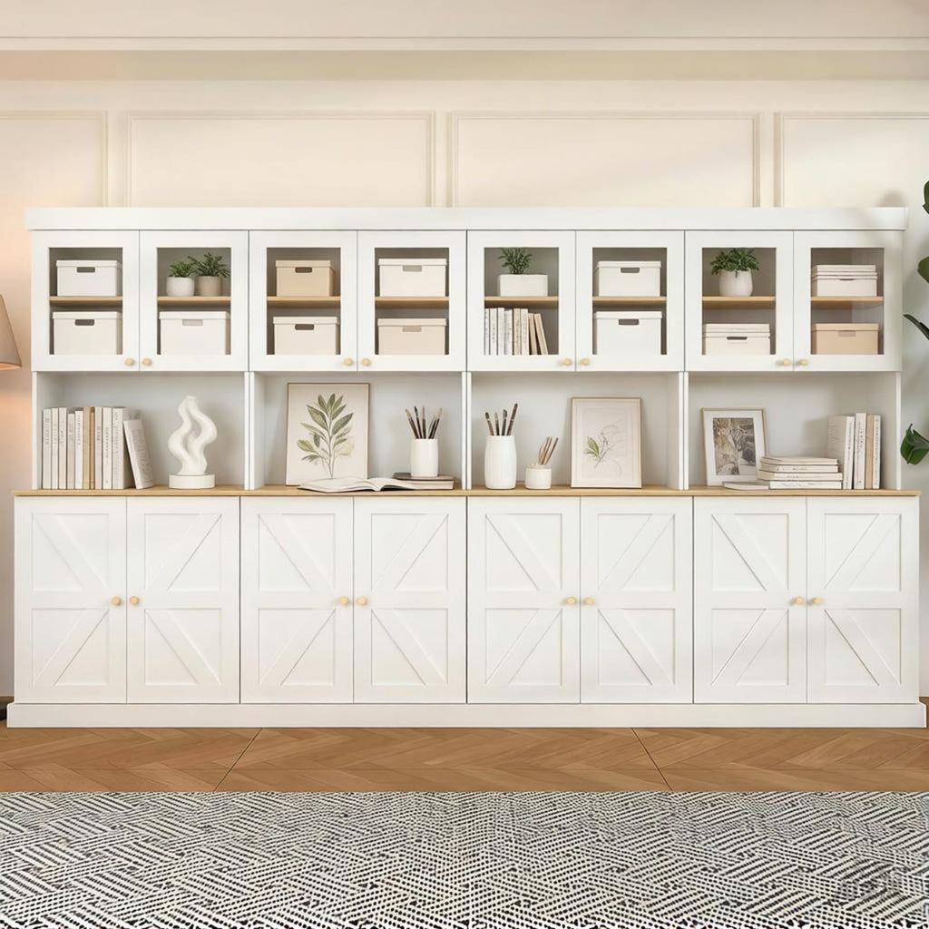 Vyre 71" Tall Modular Farmhouse Bookcases