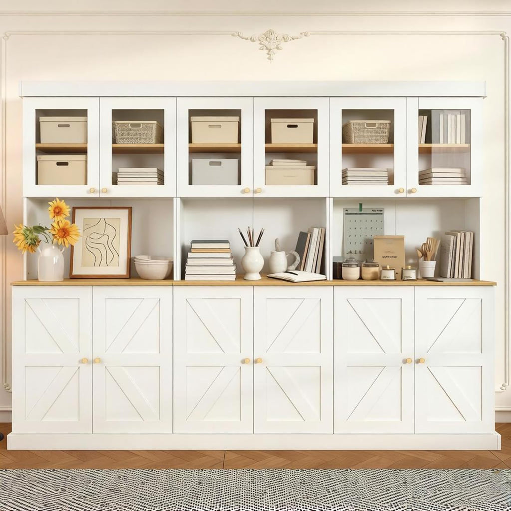 Vyre 71" Tall Modular Farmhouse Bookcases