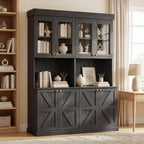 Vyre 71" Tall Modular Farmhouse Bookcases