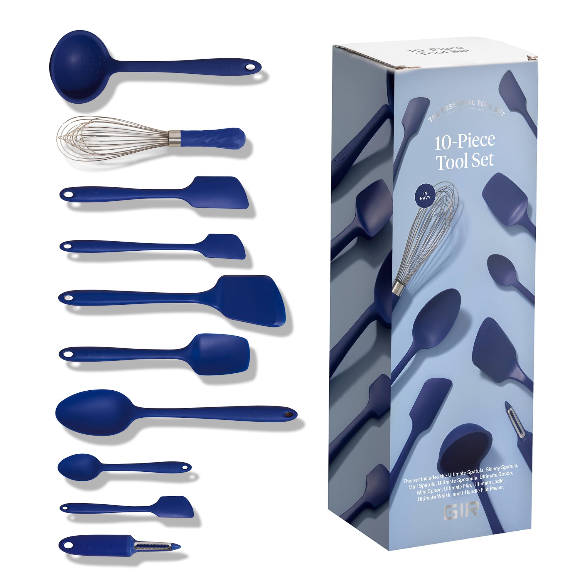 GIR: Get It Right Silicone Kitchen Utensil Set – 3-Piece, 5-Piece, 10-Piece