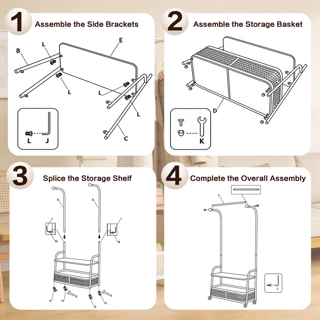 Seravelle Coat Rack