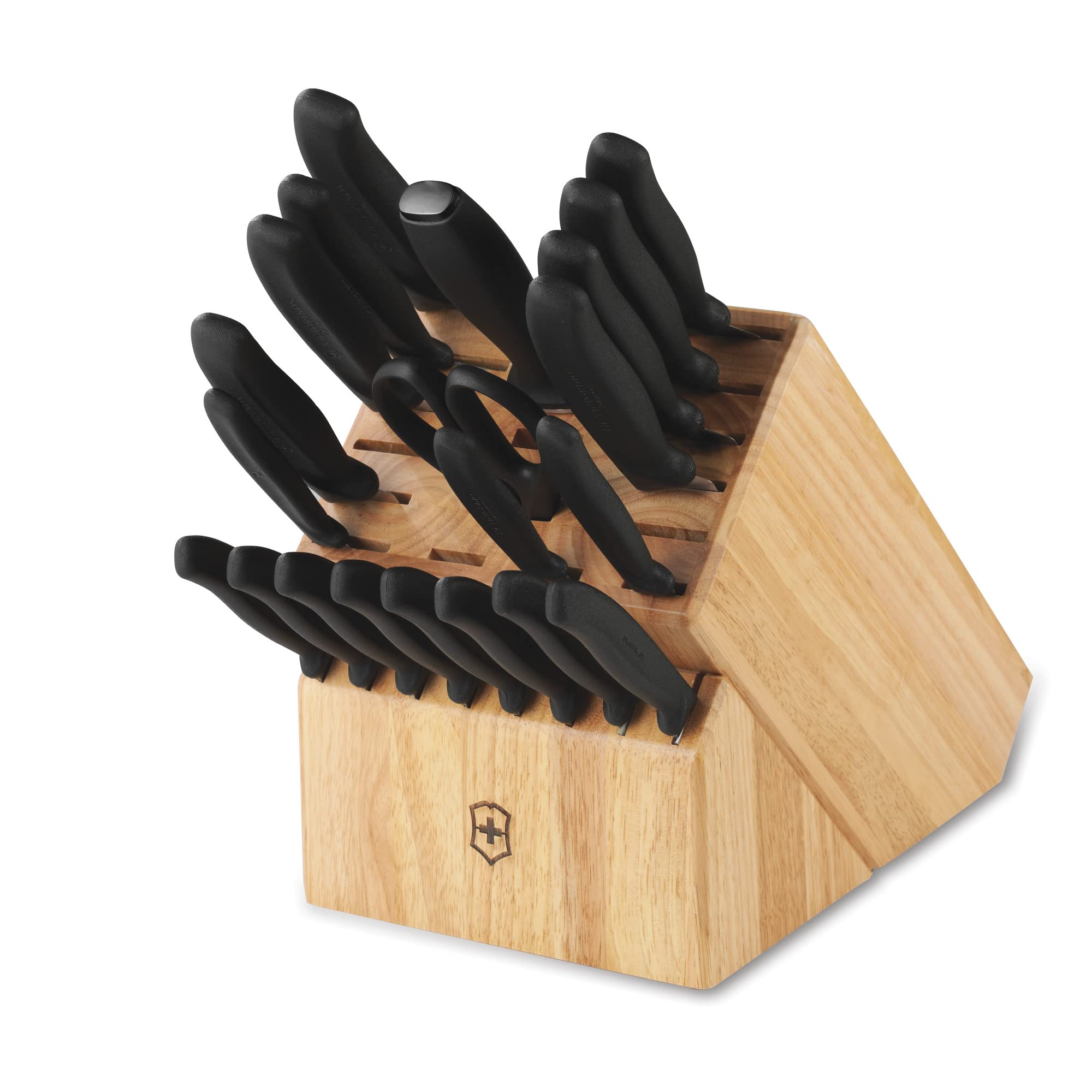 Victorinox 7-Piece Knife Set with Block, Rosewood Handles