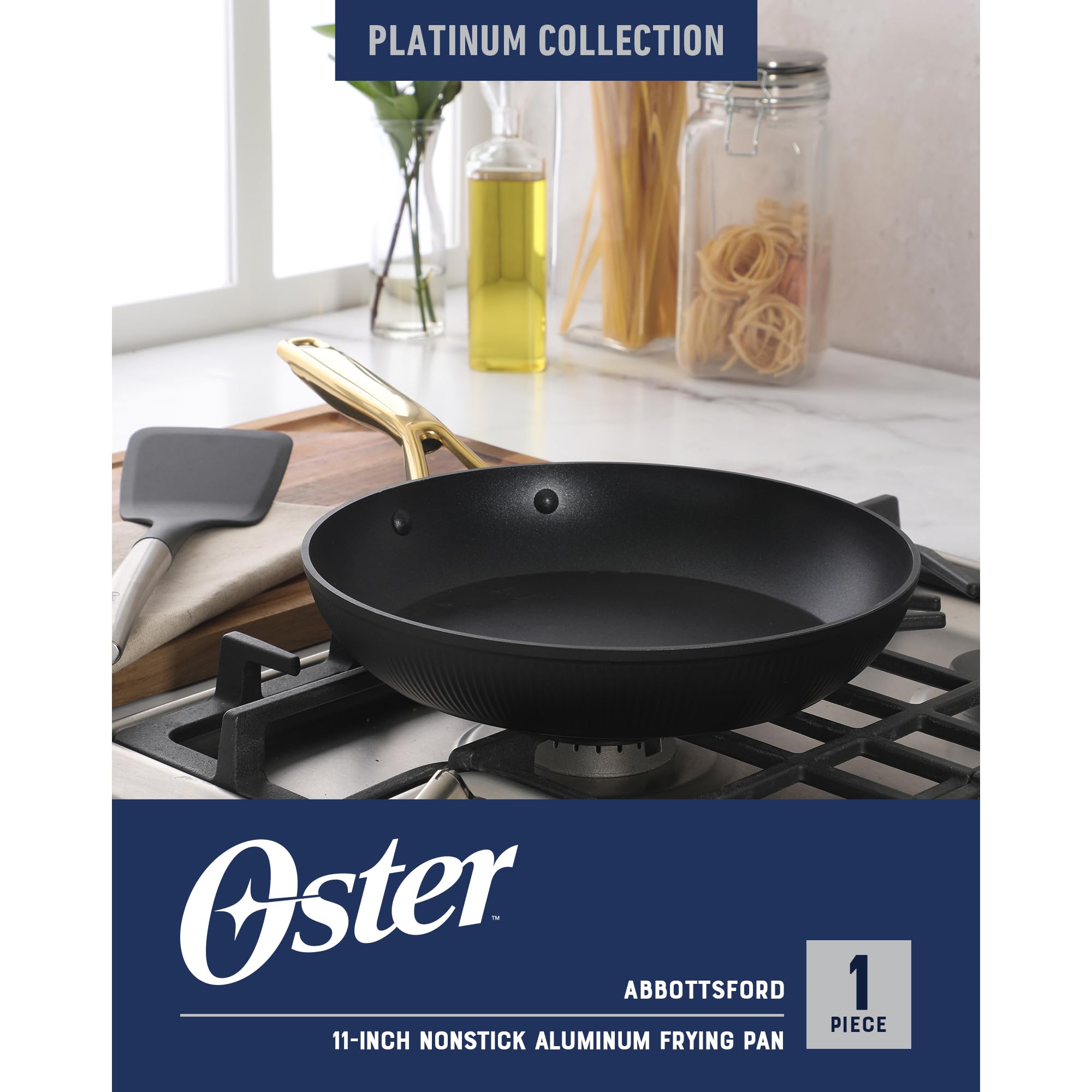 Aluminum Nonstick Ceramic Cookware Set, Induction Compatible