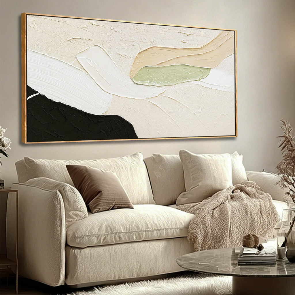Abstract Fish Canvas Wall Art, Ocean-Themed Decor