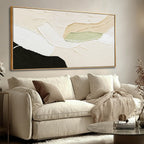 Abstract Fish Canvas Wall Art, Ocean-Themed Decor