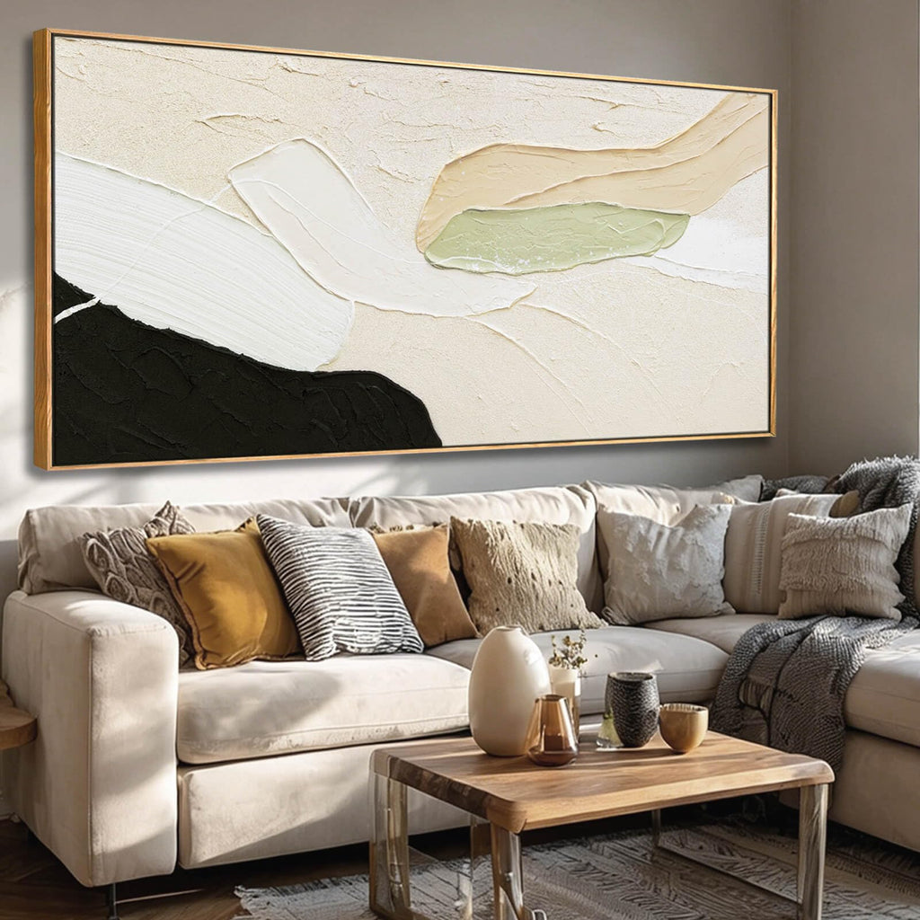 Abstract Fish Canvas Wall Art, Ocean-Themed Decor
