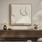 Framed 3D Textured Abstract Wall Art