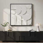 Framed 3D Textured Abstract Wall Art