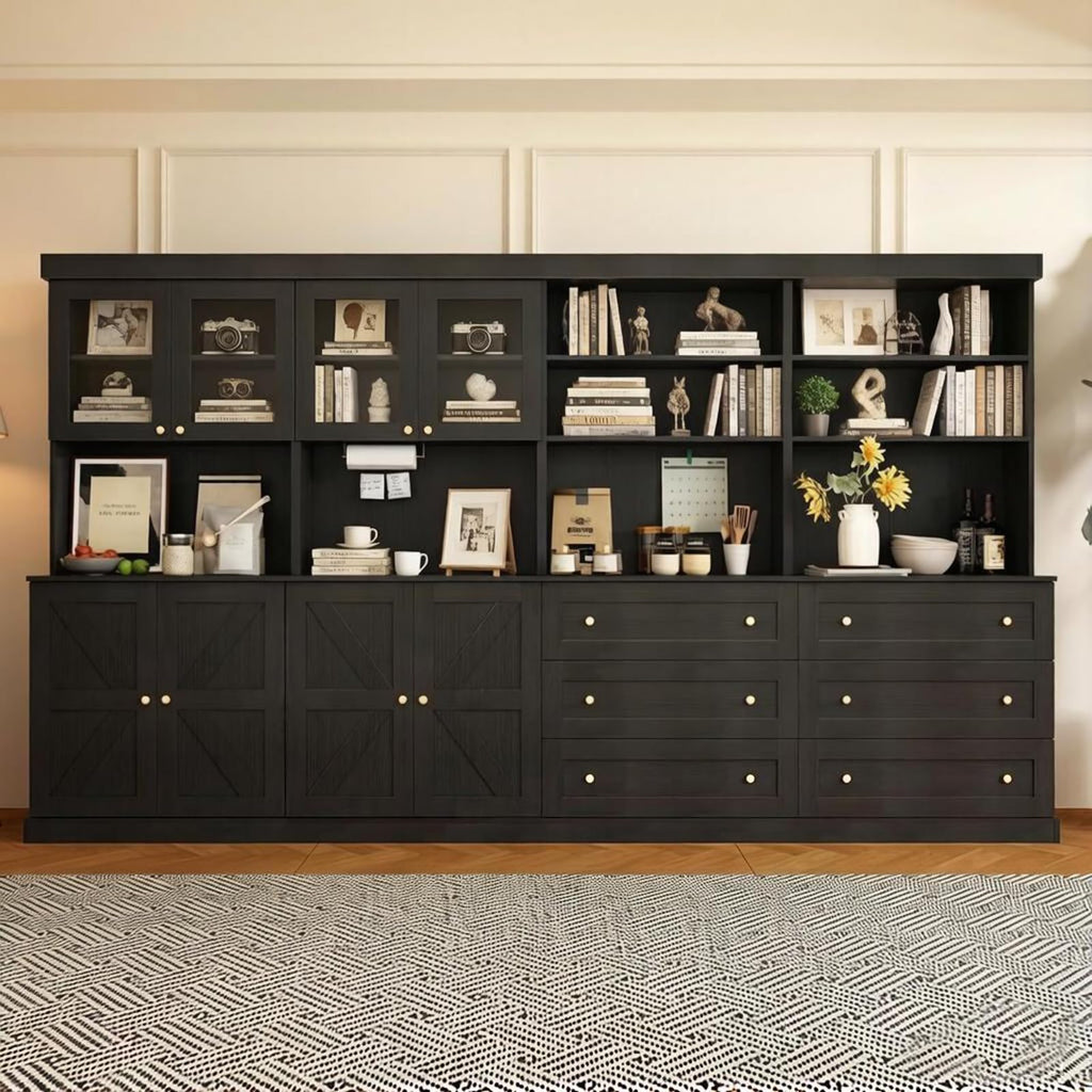 Vyre 71" Tall Modular Farmhouse Bookcases