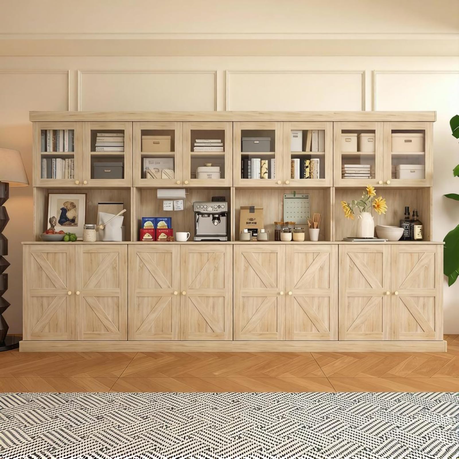 Vyre 71" Tall Modular Farmhouse Bookcases