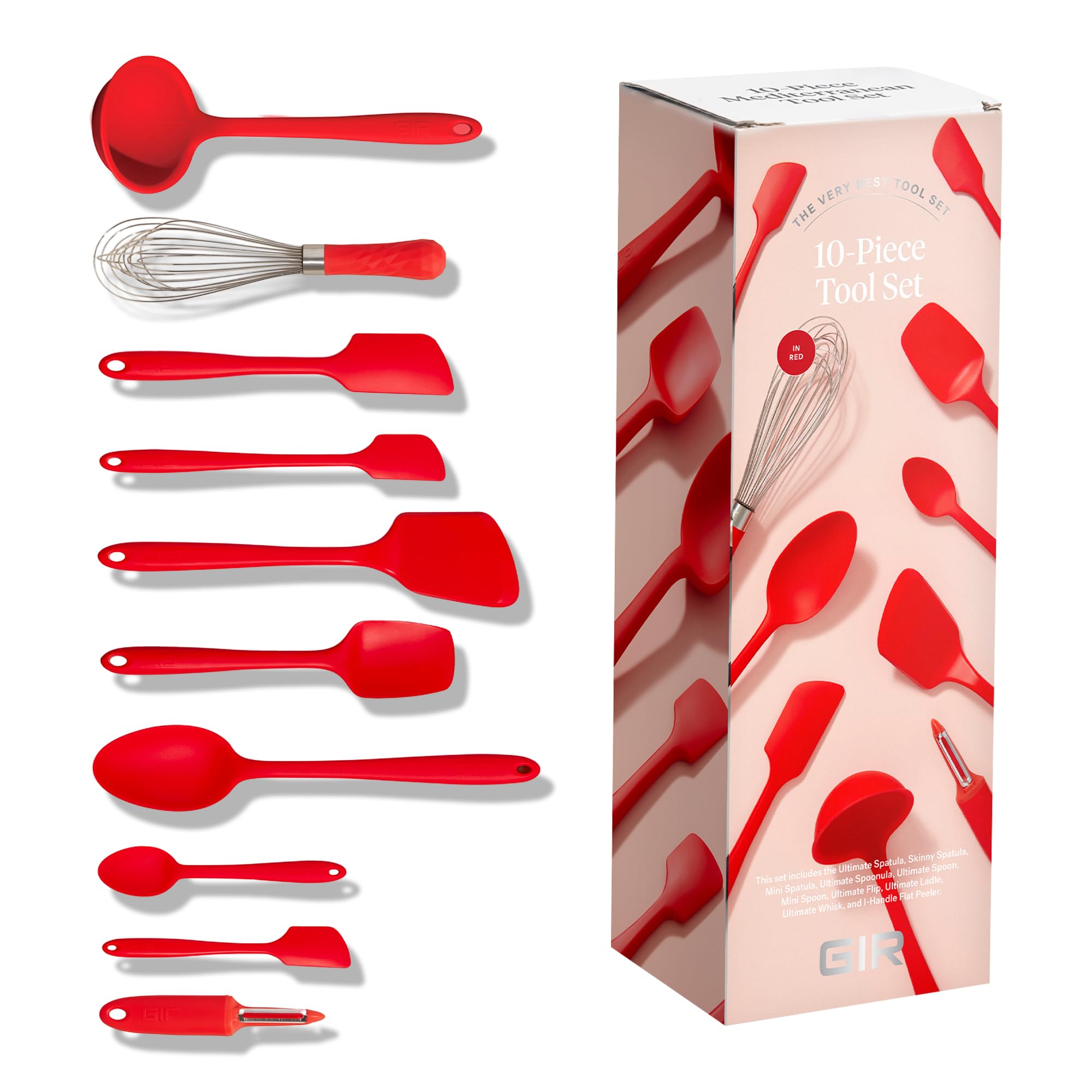 GIR: Get It Right Silicone Kitchen Utensil Set – 3-Piece, 5-Piece, 10-Piece
