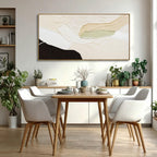 Abstract Fish Canvas Wall Art, Ocean-Themed Decor