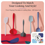 GIR: Get It Right Silicone Kitchen Utensil Set – 3-Piece, 5-Piece, 10-Piece