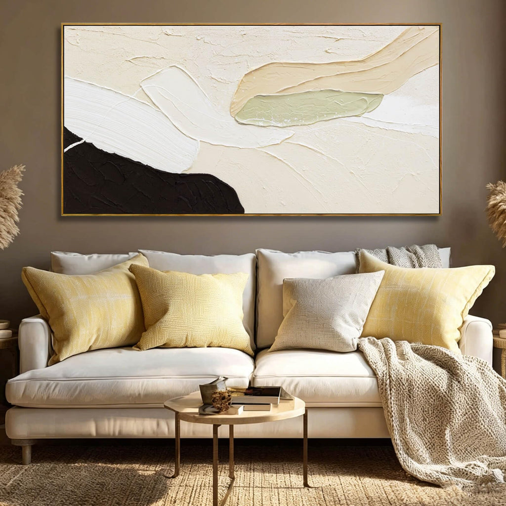 Abstract Fish Canvas Wall Art, Ocean-Themed Decor
