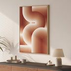 Framed 3D Textured Abstract Wall Art