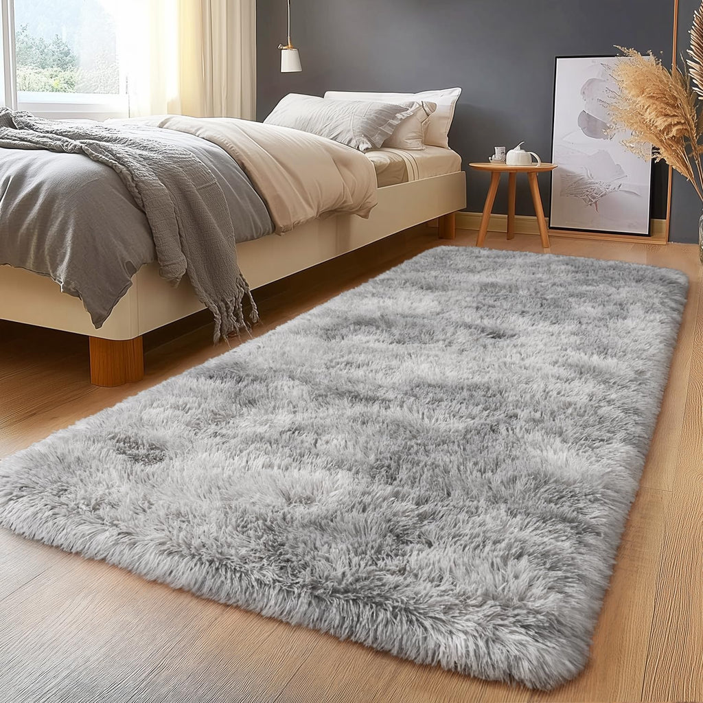 Fluffy Shaggy Area Rug, Soft High Pile, Non-Slip