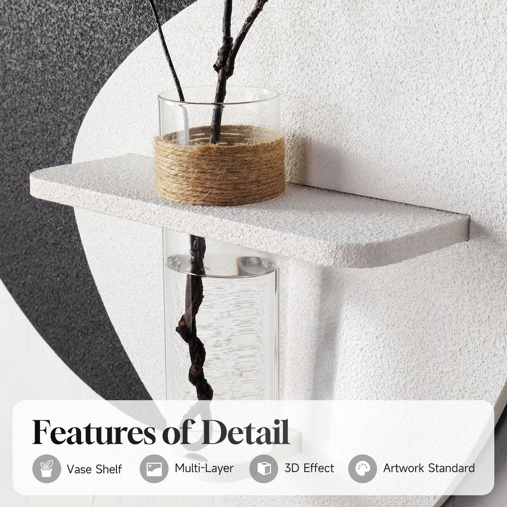 Framed 3D Textured Abstract Wall Art