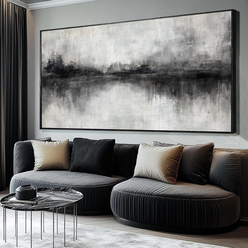 Gold Tree Abstract Canvas Wall Art, Framed Prints