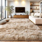 Fluffy Shaggy Area Rug, Soft High Pile, Non-Slip