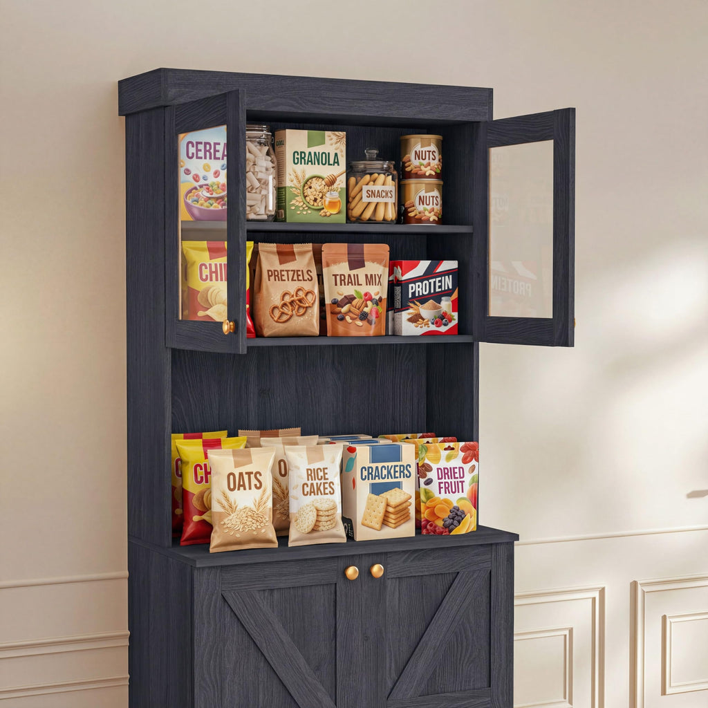 Vyre 71" Tall Modular Farmhouse Bookcases