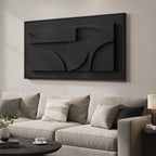 Framed 3D Textured Abstract Wall Art