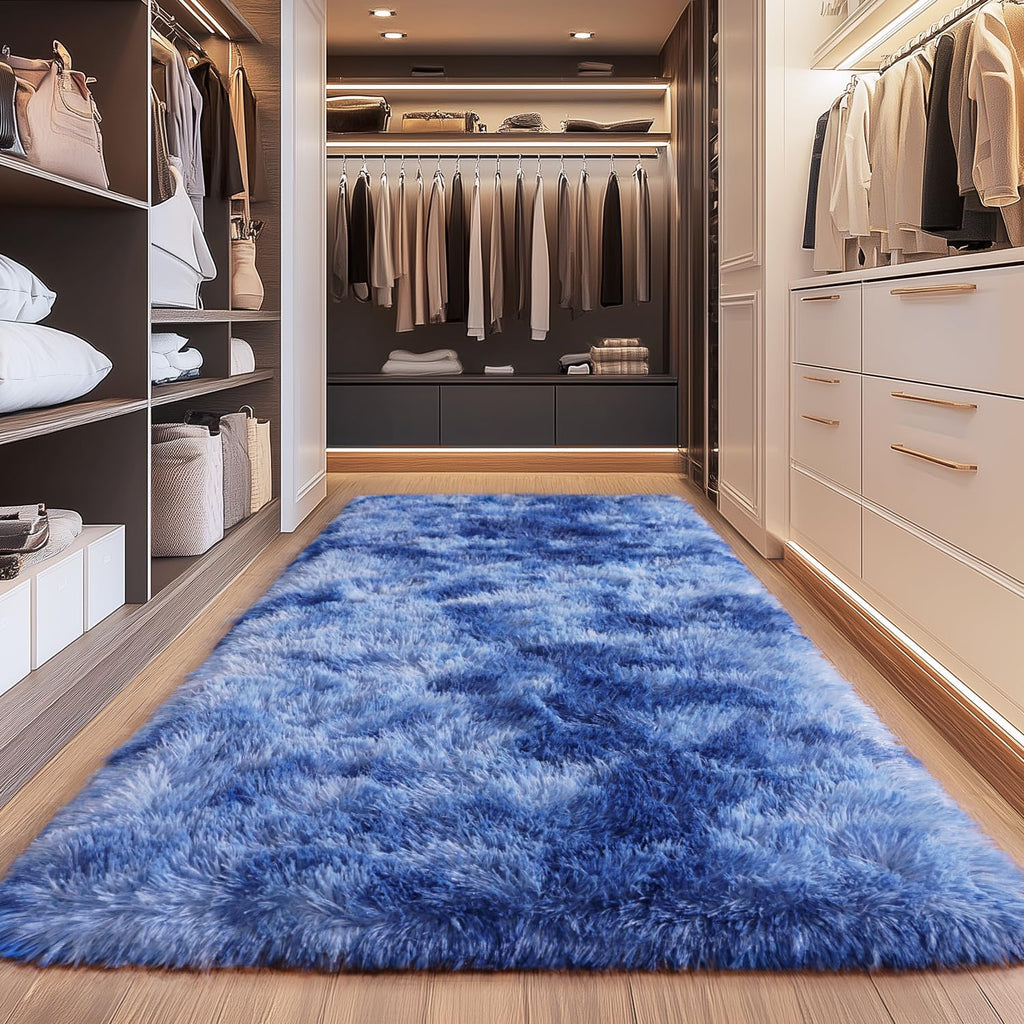 Fluffy Shaggy Area Rug, Soft High Pile, Non-Slip