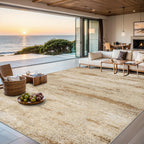 Washable Abstract Area Rug, Soft, Non-Slip, Stain Resistant